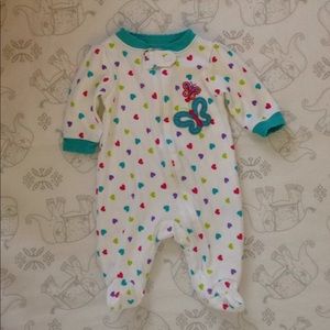 Garanimals Baby Girl Zip Up Footie Pajama Newborn